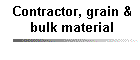 Contractor, grain & bulk material bodies